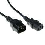ACT Netsnoer C13 - C14 zwart 0,3 m