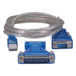 Cablenet CNL 2m USB-A DB9/25 Serial PL2303