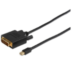 Microconnect MDPDVI1B video cable adapter 1 m Mini DisplayPort DVI-D Black