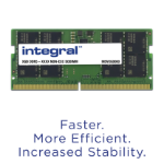 Integral 16GB (2x8GB) LAPTOP RAM MODULE KIT DDR5 5600MT/s PC5-44800 UNBUFFERED NON-ECC SODIMM 1.1V 1GX16 CL46