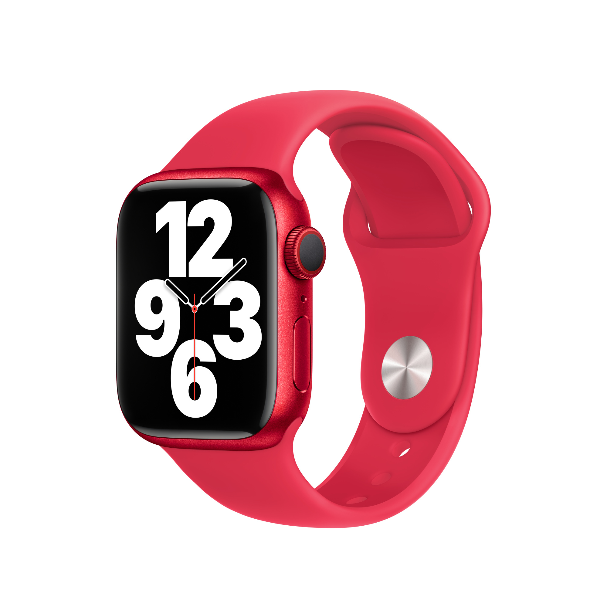 Image of Apple MP6Y3ZM/A Smart Wearable Accessories Band Red Fluoroelastomer