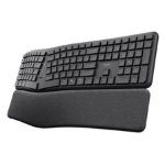 Trust Keyra Draadloos ergonomisch toetsenbord voor meerdere apparaten