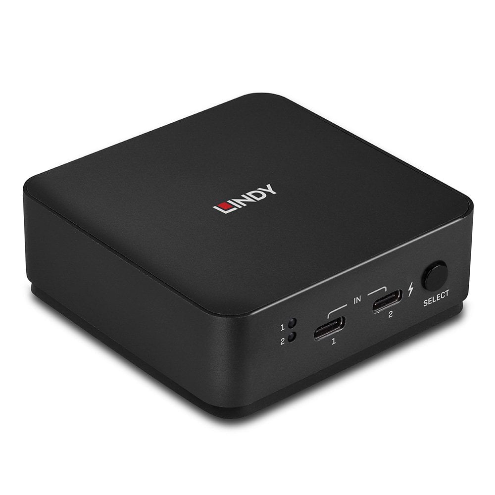 Lindy 2 Port Type C, Dual HDMI 4K60 KVM Switch