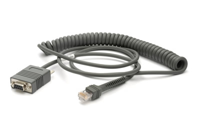 Photos - Cable (video, audio, USB) Zebra RS232 Cable signal cable 2.7 m Grey CBA-R02-C09PAR 