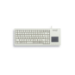 CHERRY XS Touchpad teclado USB QWERTY Inglés de EE. UU. Gris