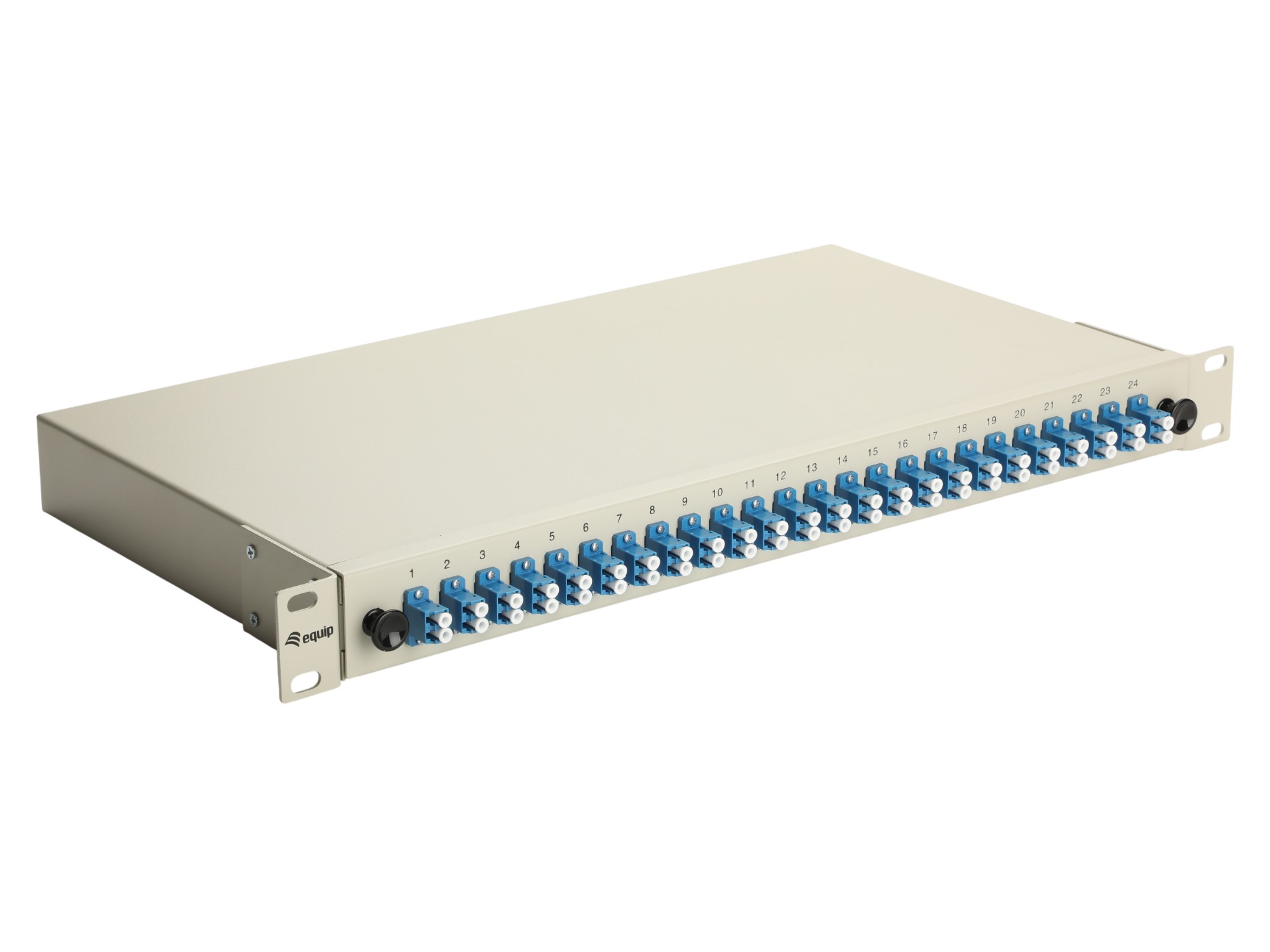 EU Product - LWL-Splei�kasten 24-Port LC-Duplex OS2 1U komplett  gr thumbnail