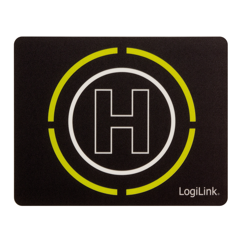 Image of LogiLink ID0146 mouse pad Black, White, Yellow