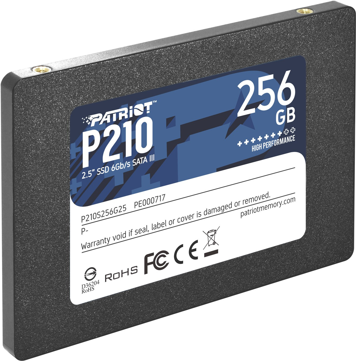 Image of Patriot Memory P210 2.5" 256 GB Serial ATA III