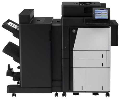 HP LaserJet Enterprise Flow MFP M830z, Print, copy, scan, fax, 200-sheet ADF; Front-facing USB printing; Scan to email/PDF; Two-sided printing