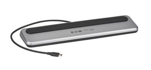 Image of Eaton U442-DOCK7D-2 laptop dock/port replicator Wired Black. Grey