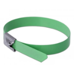 DeLOCK 18807 cable tie Steel Green 10 pc(s)