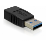 DeLOCK USB 3.0-A Adapter USB-A Black