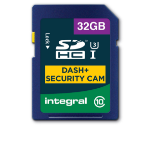 Integral 32GB SD CARD SDHC CL10 U3 R-95 W-60 MB/S DASH & SECURITY CAMERA OPTIMISED, HIGH ENDURANCE MLC FLASH