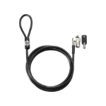 HP Keyed 10mm cable lock Black 1.83 m