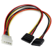 StarTech.com PYO2LP4SATA internal power cable 12" (0.304 m)