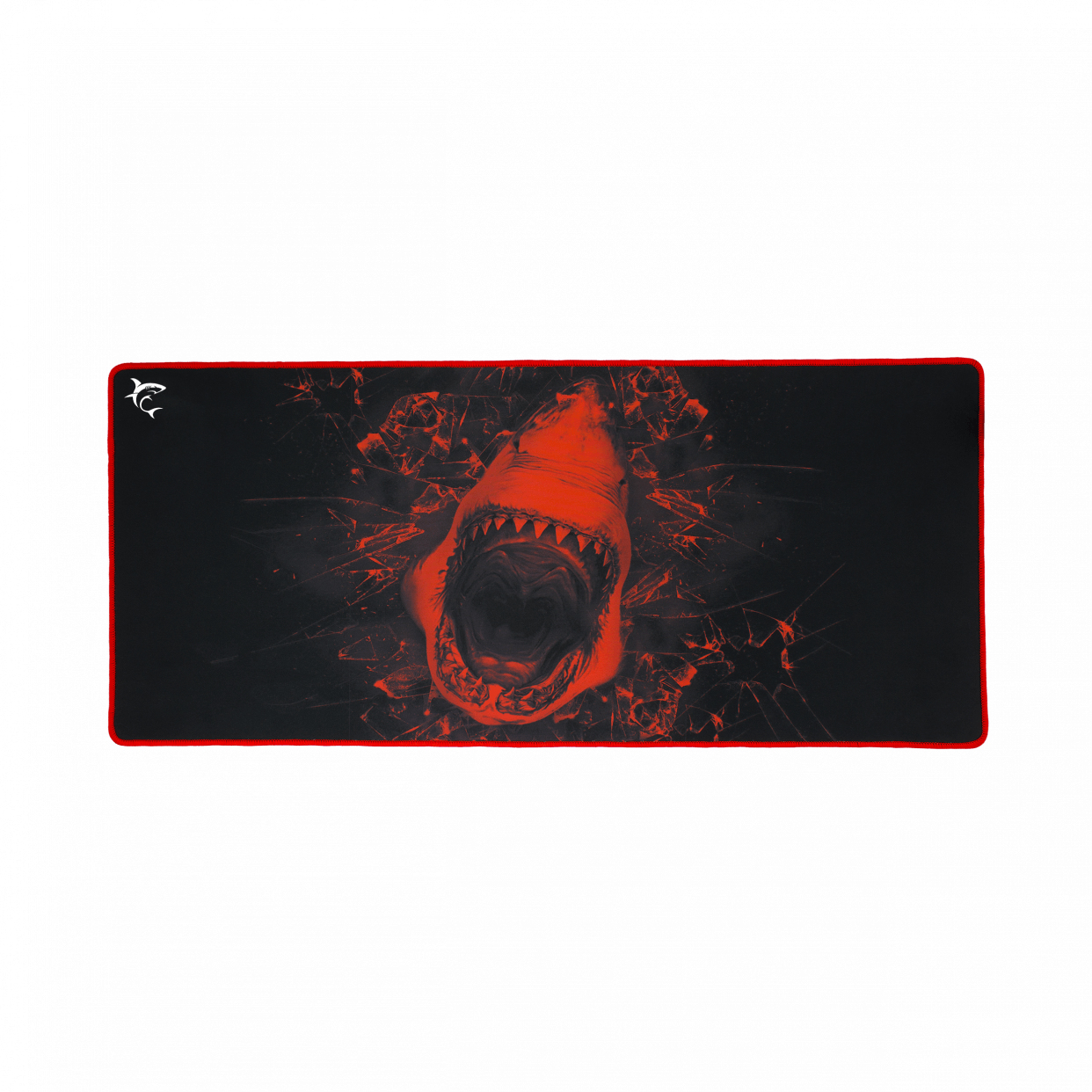 White Shark SKYWALKER XL Gaming mouse pad Black, Red
