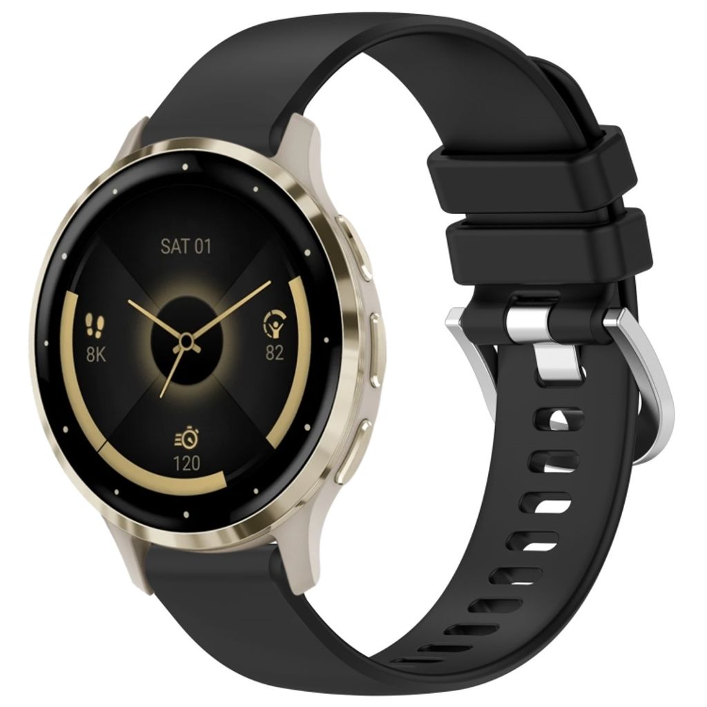 EU Product - Venu 3S Silicone Watch Band - Black thumbnail
