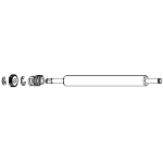 Datamax O'Neil ROL78-2867-01 printer roller