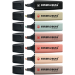 STABILO BOSS NatureColors marker 6 pc(s) Chisel tip Black, Bronze, Green, Grey, Light Green