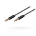 Microconnect IPOD012 audio cable 1 m 3.5mm Black