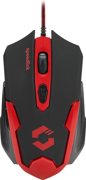 SL-680009-BKRD SPEED-LINK Xito Gaming - Ambidextrous - USB Type-A - 3200 DPI - Black,Red