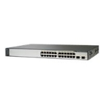 Cisco C3750V224FSS, Refurbished Managed L3 Gigabit Ethernet (10/100/1000) 1U Black, Silver