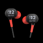 PowerA Wired Earbuds for Nintendo Switch 2 Headset In-ear Gaming Black, Red
