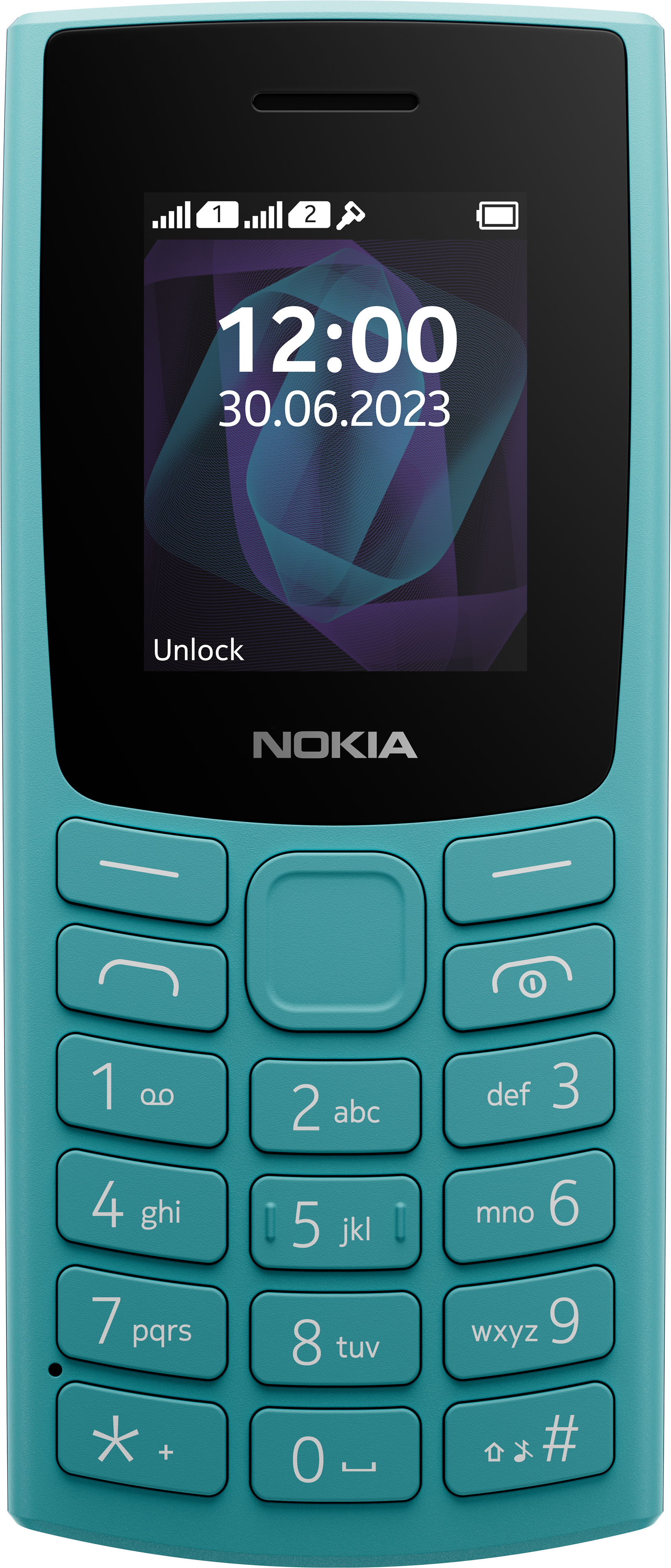 Image of Nokia 105 4.57 cm (1.8") 78.7 g Cyan Feature phone