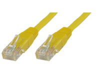 Image of Microconnect Cat5e UTP 2m networking cable Yellow U/UTP (UTP)