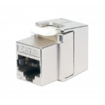 Intellinet Cat8.1 40G Shielded Toolless Keystone Jack, For Easy and Quick Snap-in Deployment, Ideal for Data Centers, STP, for Solid & Stranded Wire, Gold-plated Contacts, Metal Housing