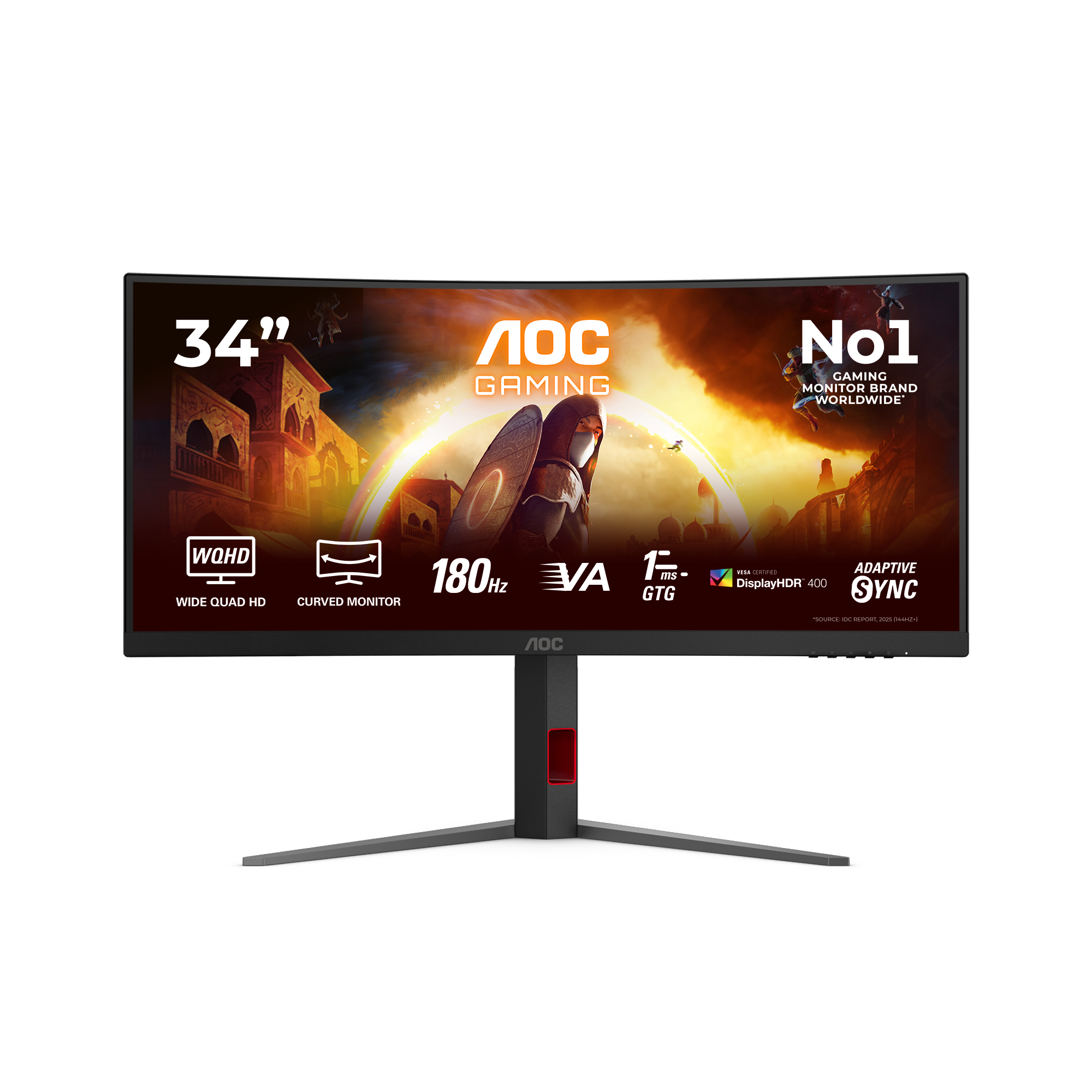 AOC G4 CU34G4CA computer monitor 86.4 cm (34") 3440 x 1440 pixels