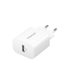 Intenso 1x USB-A Adapter weiß Universeel Wit AC Binnen