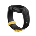 Fitbit FB178PBBKYW Smart Wearable Accessories Band Black, Yellow Silicone