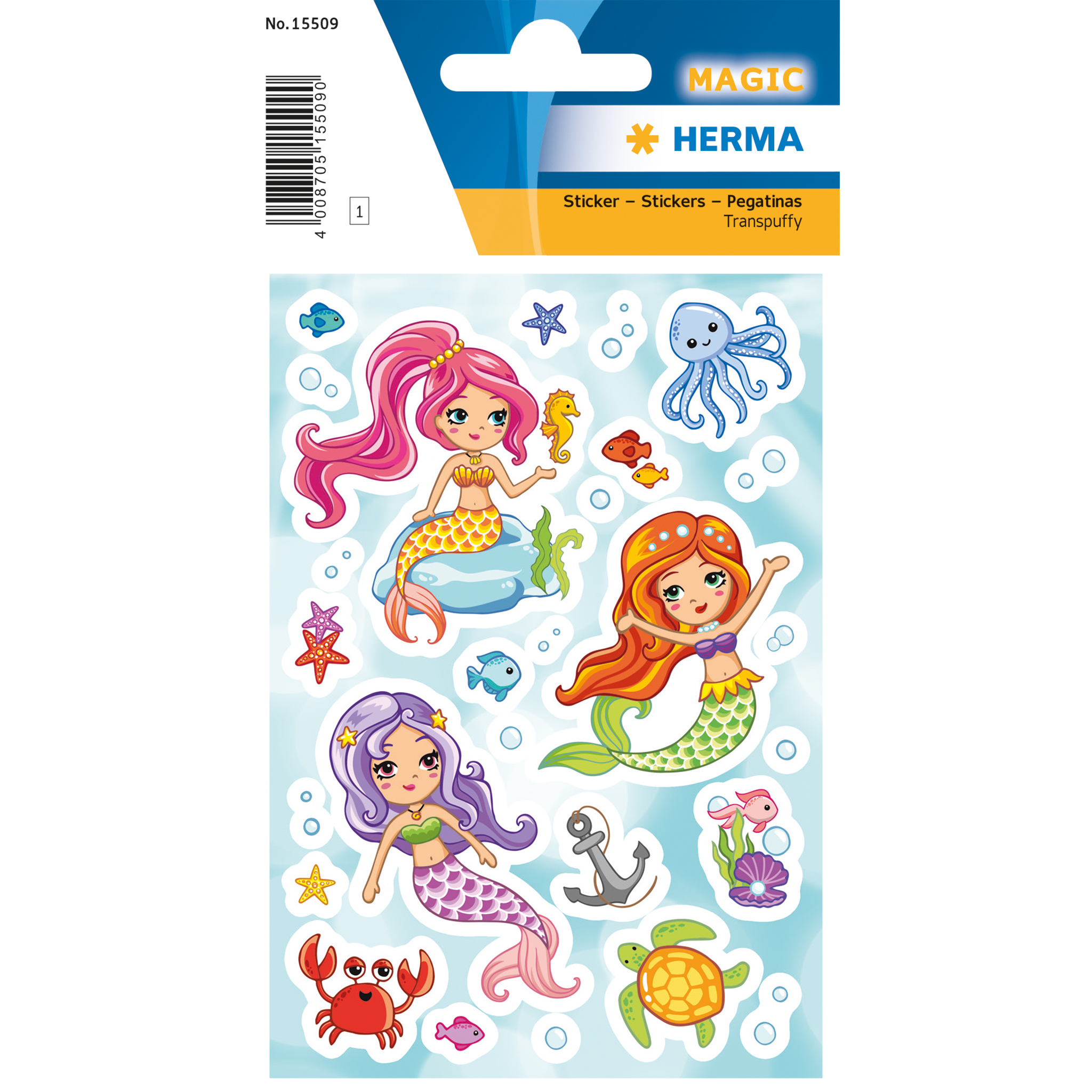 Image of Herma 15509 - Plastic - Multicolour - Permanent - Blister - 27...