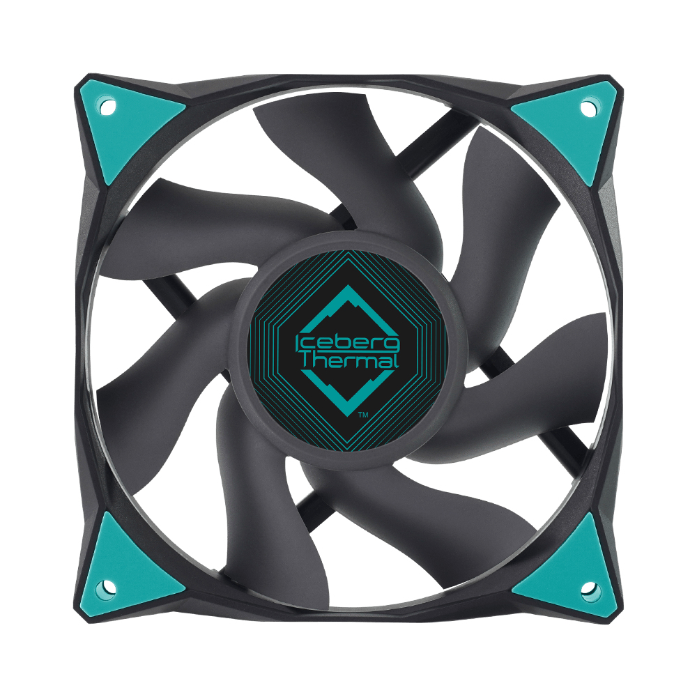 Iceberg Thermal IceGALE Computer case Fan 12 cm Black 1 pc(s)