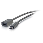 C2G 3ft (0.9m) USB-C to C 3.2 Gen 1 (5Gbps) Male to Female Extension Cable