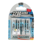 Ansmann Blister 4 X Accu, AA, 2700mAh AA / HR6 Nickel-Metal Hydride (NiMH)