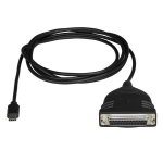 StarTech.com ICUSBCPLLD25 printer cable 72" (1.83 m) Black