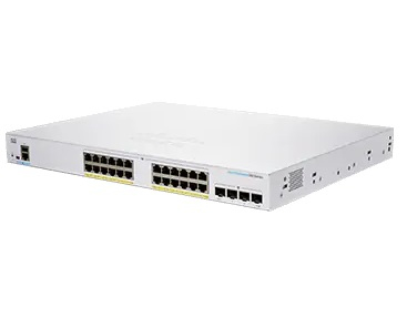 Cisco CBS250-24P-4X-EU network switch Managed L2/L3 Gigabit Ethernet (10/100/1000) Silver