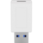Microconnect USB3.0ACFW tussenstuk voor kabels USB A USB C Wit