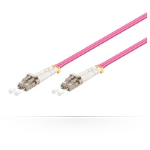 Microconnect 1.5m, LC/UPC-LC/UPC fibre optic cable OM4 Violet