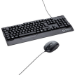 connektgear KB235 USB Standard UK Layout Keyboard & 3 Button Optical Mouse - Black