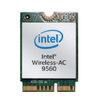 Intel Wireless-AC 9560 Internal WLAN / Bluetooth 1730 Mbit/s