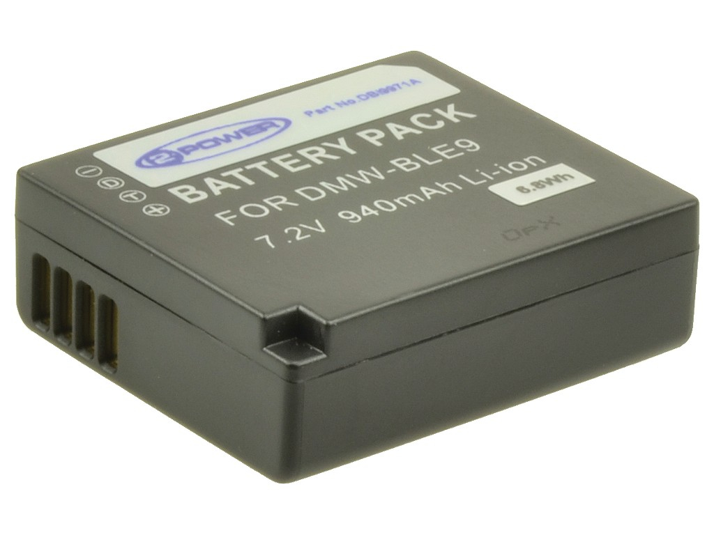2-Power DBI9971A camera/camcorder battery Lithium-Ion (Li-Ion) 800 mAh