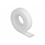 DeLOCK Hook-and-loop tape on roll L 1 m x W 13 mm white