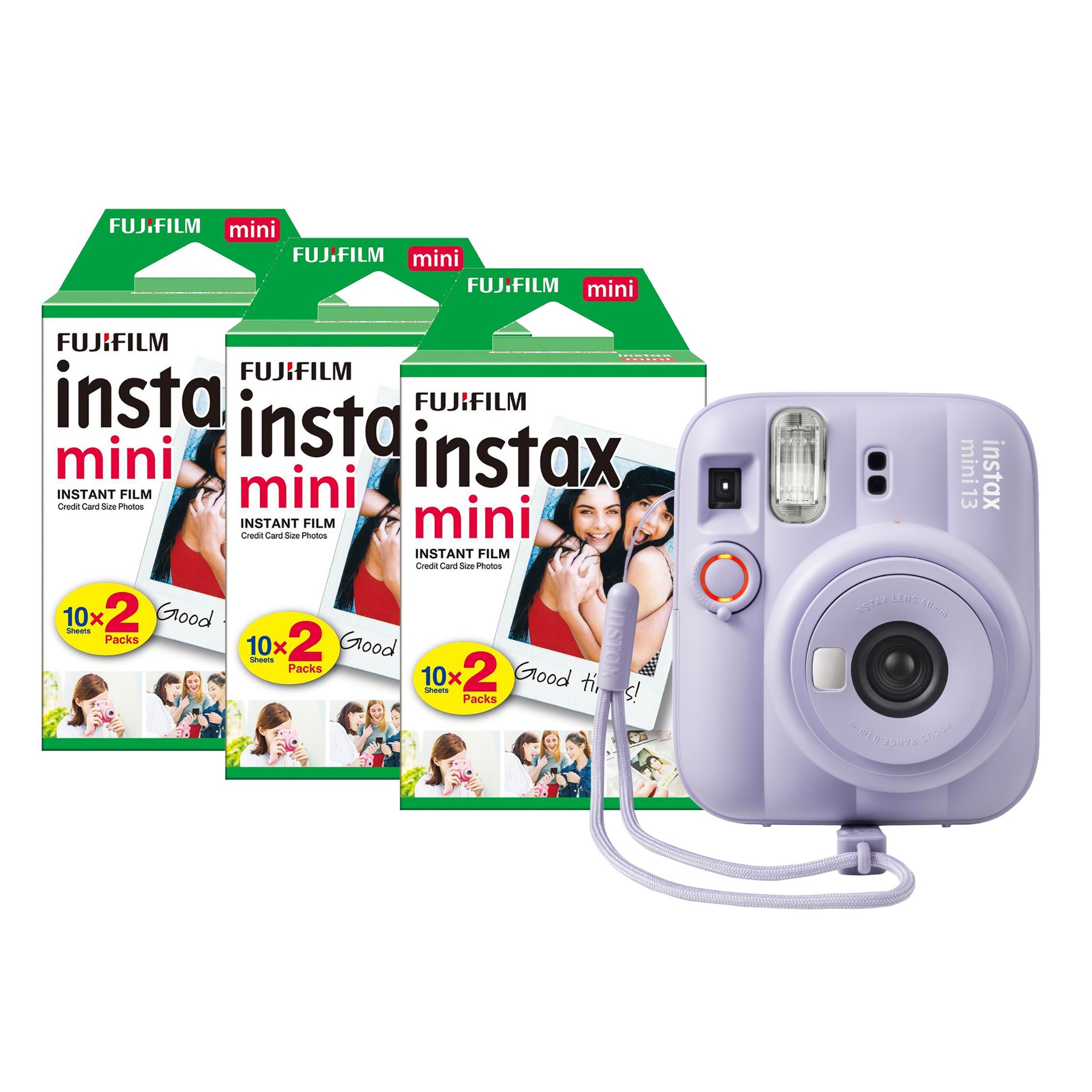 Fujifilm Instax Mini 13 Instant Camera - Dreamy Purple - Camera + 60 S