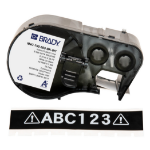 Brady M4C-750-595-BK-WT printer label Black, White Self-adhesive printer label