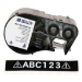 Brady M4C-750-595-BK-WT printer label Black, White Self-adhesive printer label