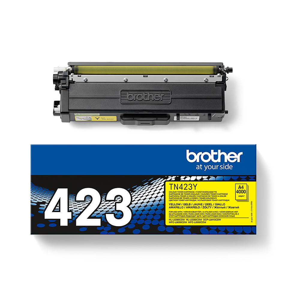 Brother TN-423Y Toner-kit yellow high-capacity, 4K pages ISO/IEC 19752 for Brother HL-L 8260/8360