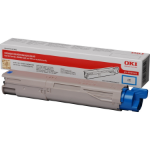 OKI 43459435 Toner cyan, 1.5K pages/5% for OKI C 3300/3400/3450/3600